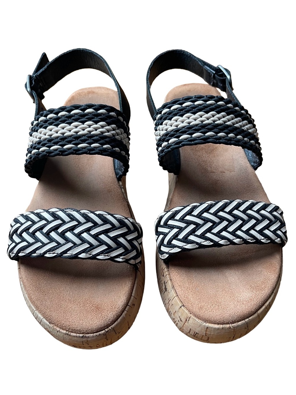 Lucky Brand Jadiel Braided Platform Sandal Wedge – Size 9